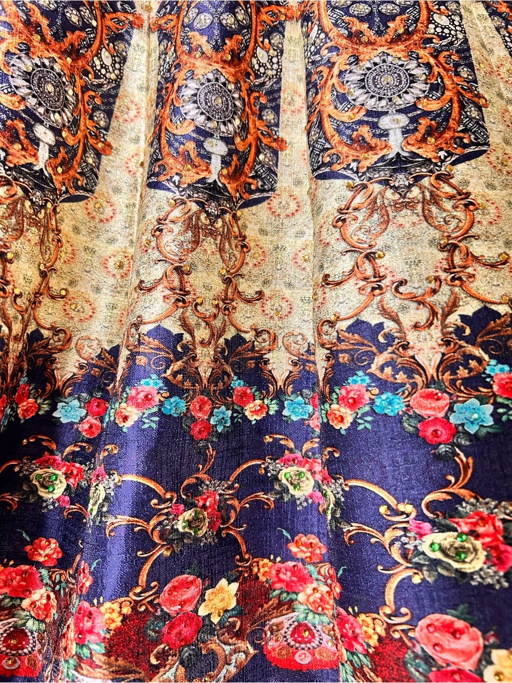 Baroque-Inspired Statement Skirt - Size Small - Picture 10 of 15